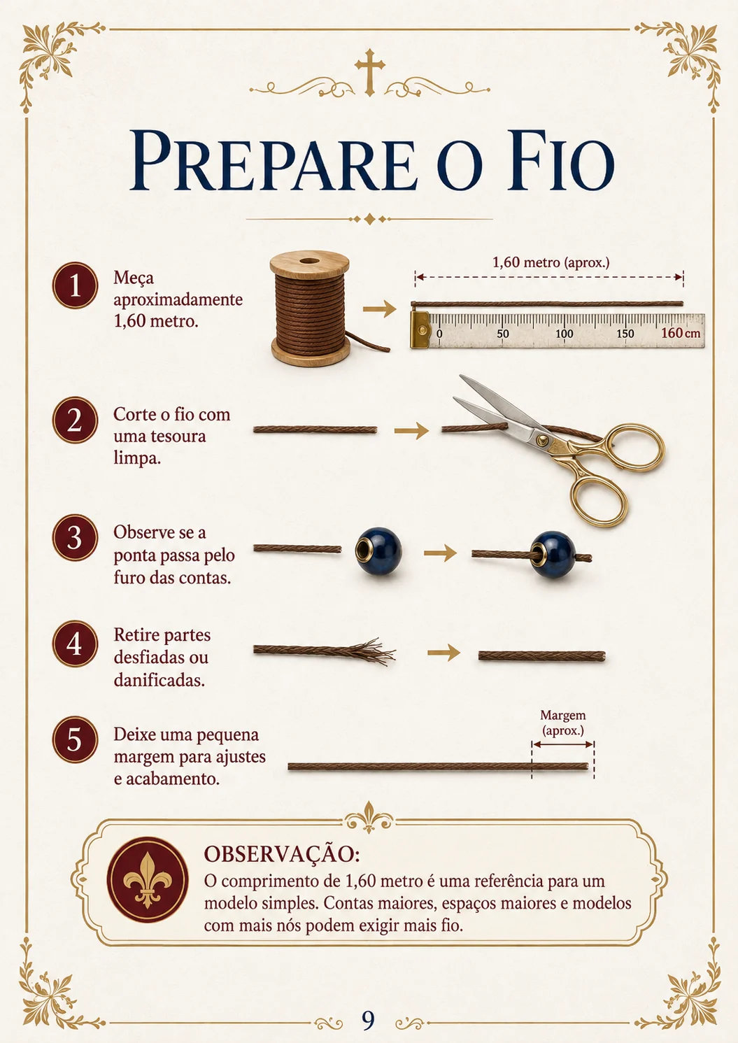 Página 9 do Manual do Primeiro Terço
